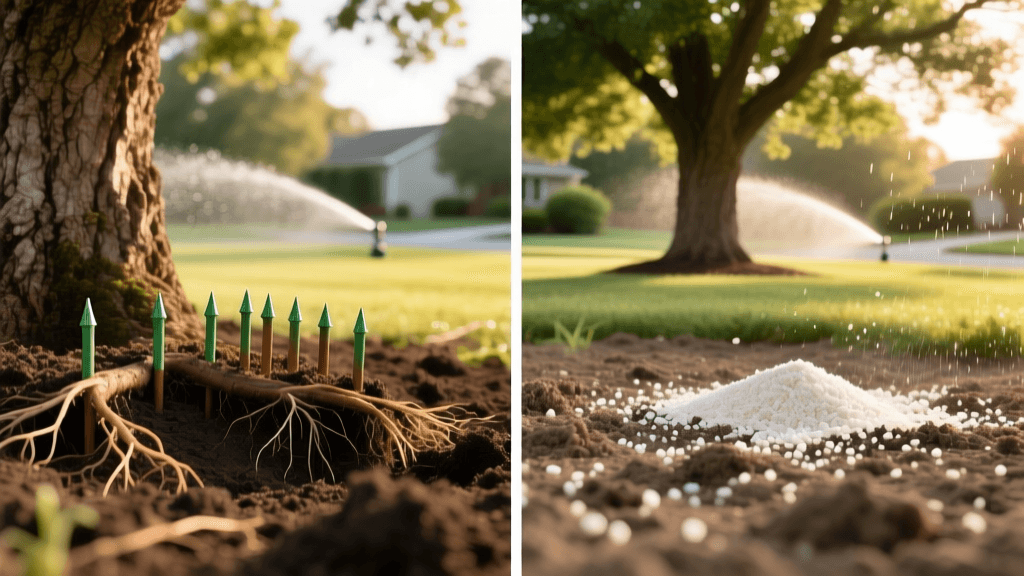 Jobe's Spikes vs Granular Tree Fertilizer 2026: Irrigation Guide