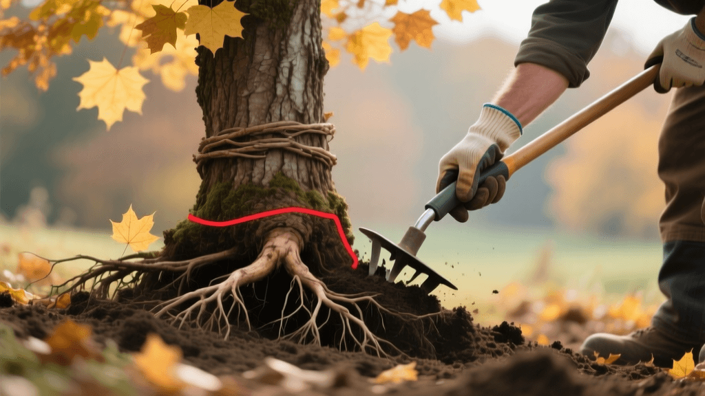 Fall 2026 Tree Care: Treating Girdling Roots at the Flare