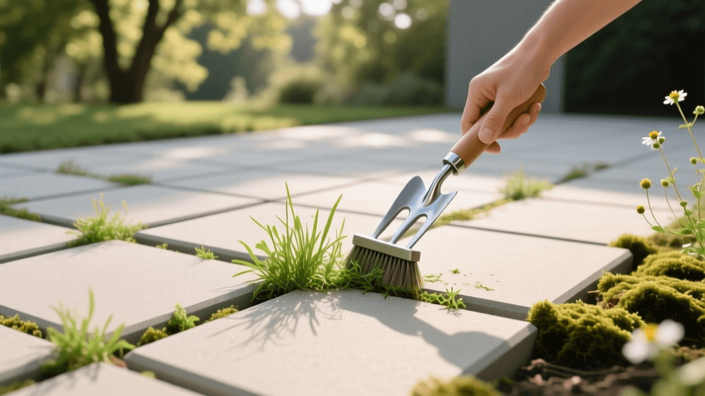 Chemical-Free Weed Control for Pavers and Hardscaping