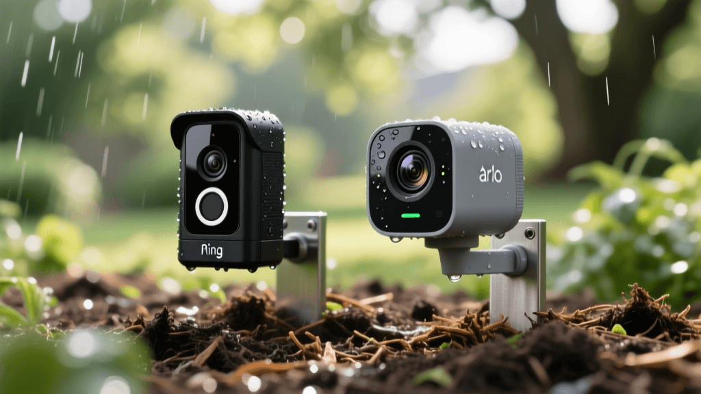 Ring vs Arlo Weatherproof Cameras for Garden Beds 2026