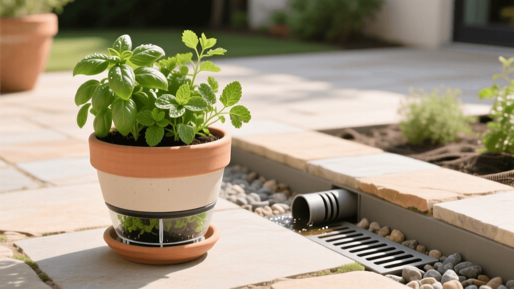 2026 Self-Watering Herb Planter & Patio French Drain Guide
