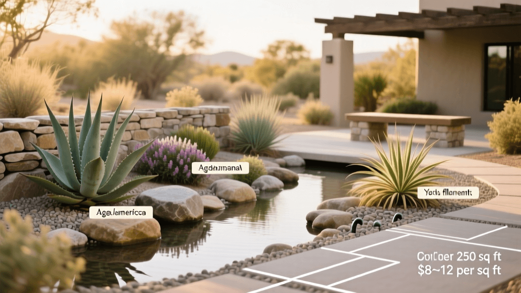 Low Water Rock Garden Design For Southern Climates