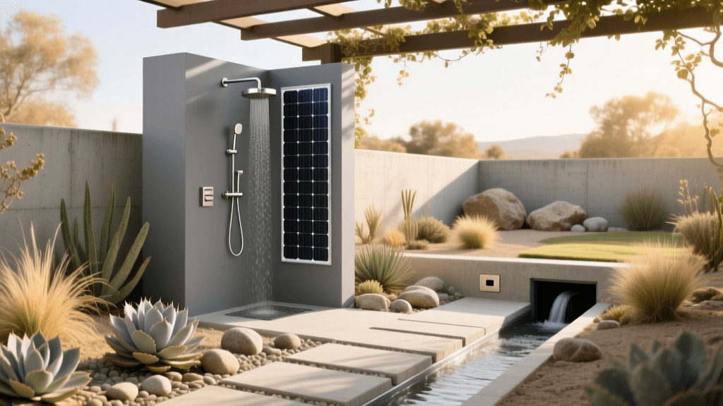Best Solar Outdoor Showers for Xeriscape Yards in 2026