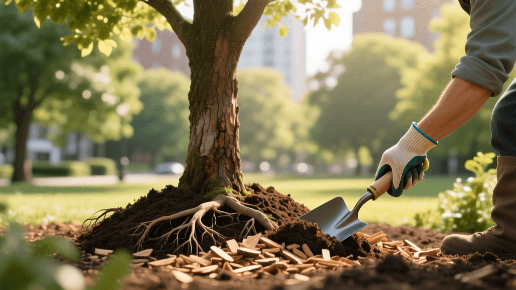 Tree Mulching Mistakes: Fix Volcano Mulching and Root Rot