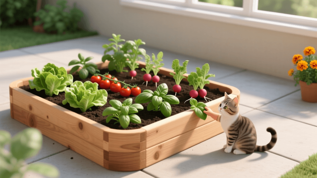 Designing a Pet-Safe and Child-Friendly Raised Bed Vegetable Garden