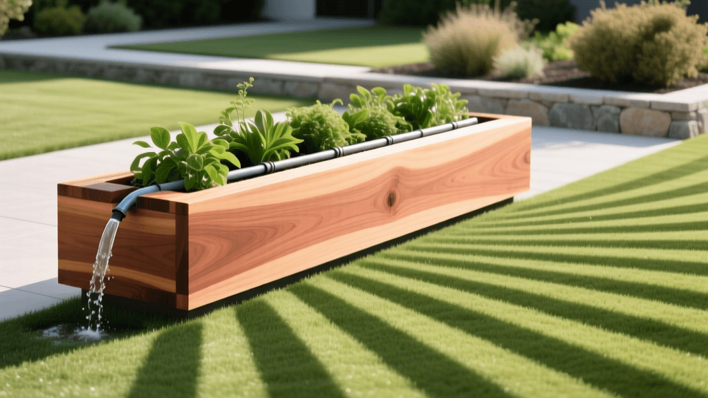 2026 Guide: Cedar Raised Planters & Drip Irrigation for Striped Lawns