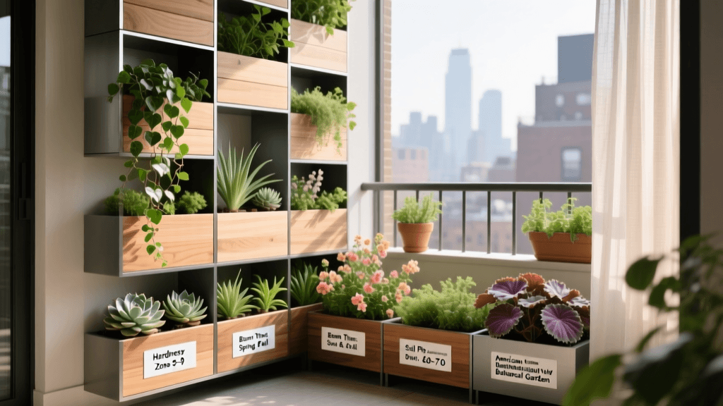 Build Modular Vertical Garden For Apartment Balconies