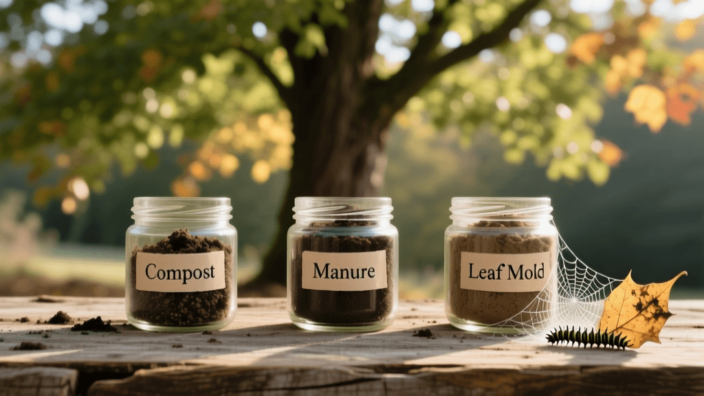 Compost vs Manure vs Leaf Mold for Webworm Trees 2026