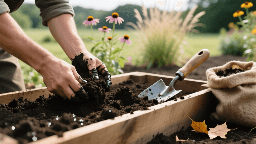How to Amend Heavy Clay Soil in Landscape Beds Using Compost