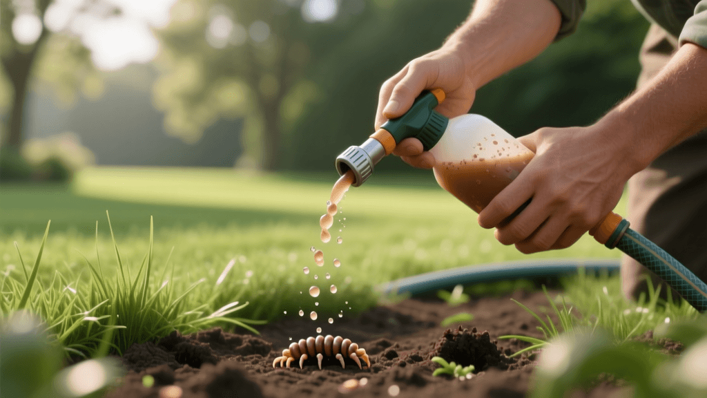 How to Apply Beneficial Nematodes to Kill Lawn Grubs