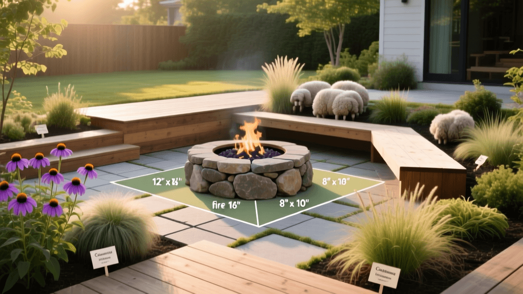 Backyard Fire Pit Area Landscaping Ideas