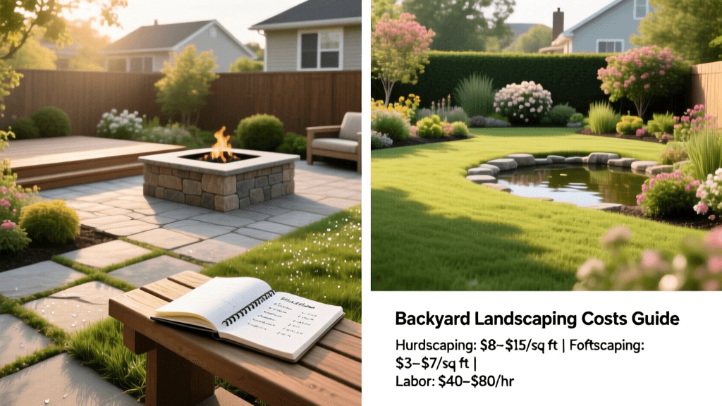 Backyard Landscaping Costs: Hardscaping vs Softscaping Pricing