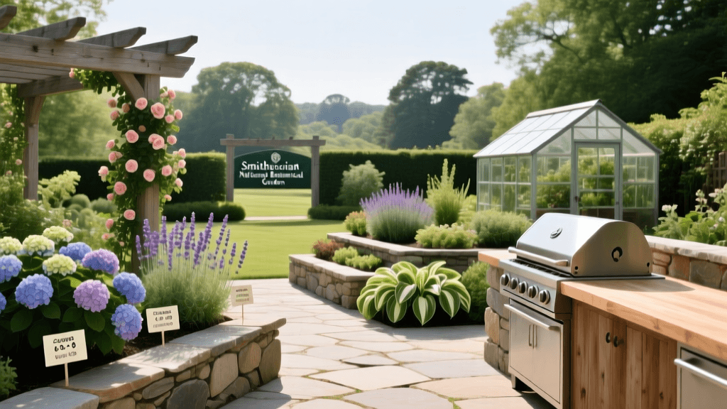 Backyard Outdoor Kitchen Garden Integration Ideas