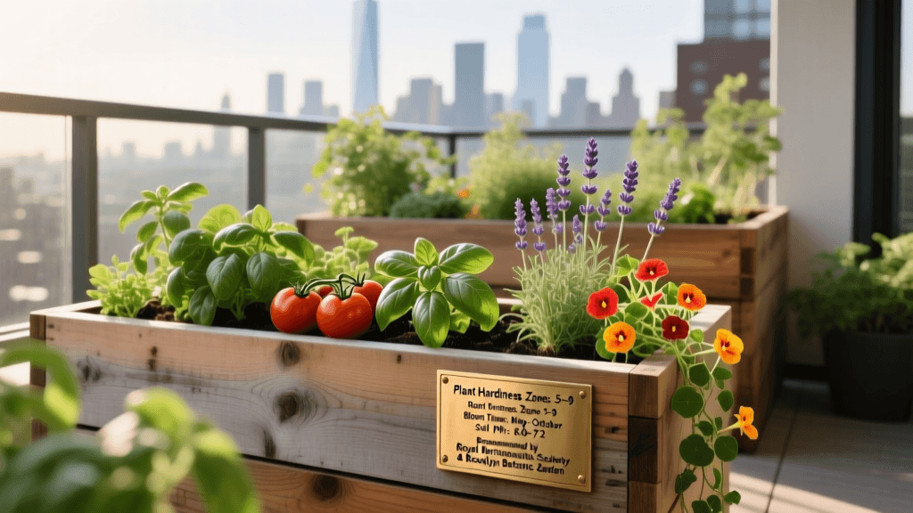 Balcony Raised Bed Design For Urban Vegetable Growing