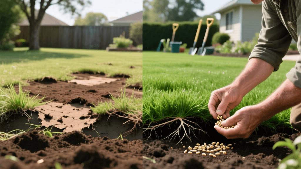 Before And After: Transforming A Grub-Damaged Lawn