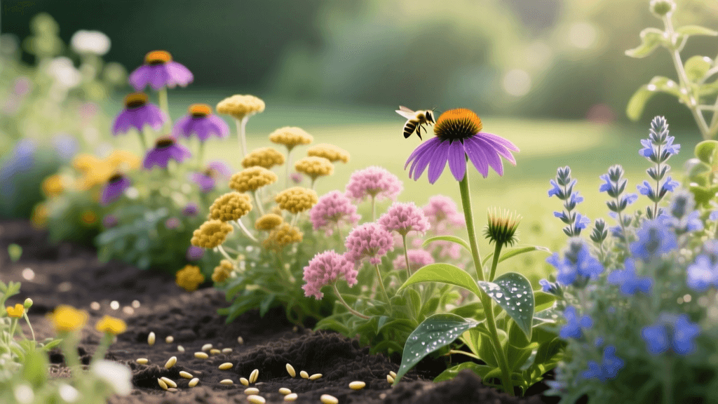 A Beginner Guide to Planting a Pollinator Perennial Border