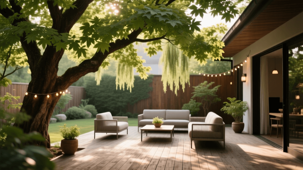 Best Trees For Patio Shade And Outdoor Entertaining Areas