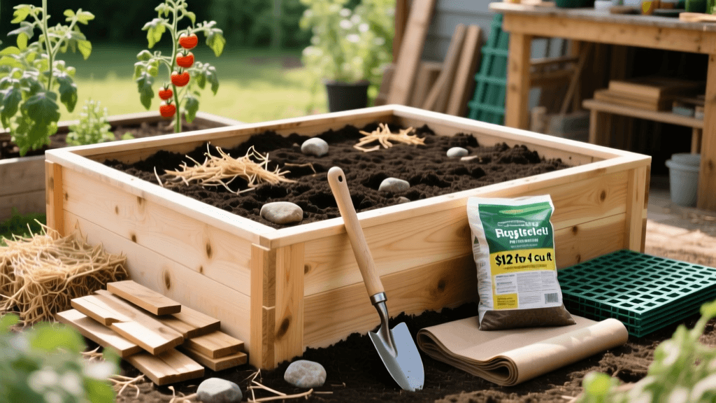 How to Build Raised Garden Beds on a Tight Budget