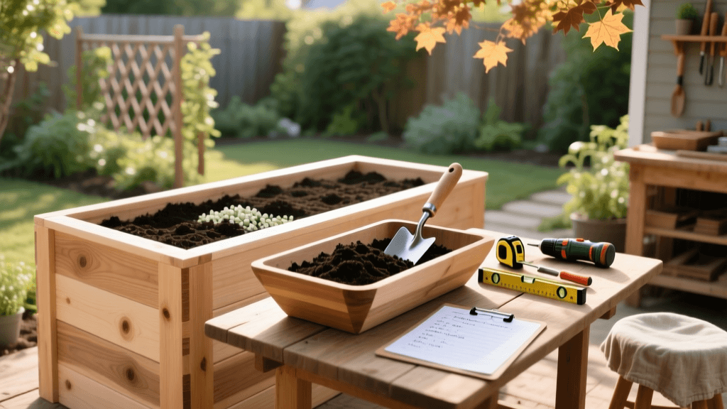 How to Build a Cedar Raised Bed and Mix the Perfect Soil