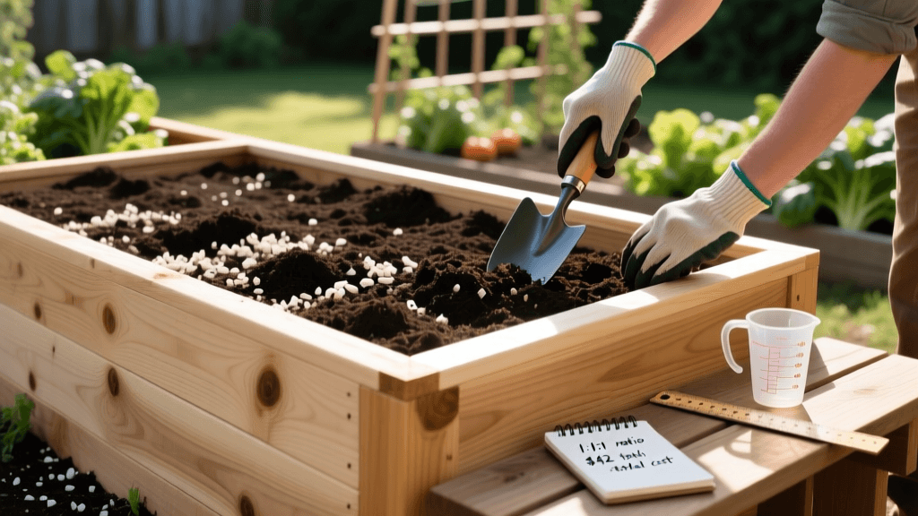 How to Build a Cedar Raised Bed and Mix the Perfect Soil