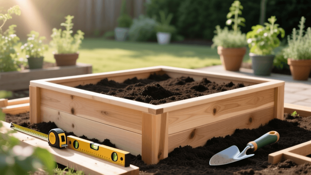 How to Build and Fill a 4x8 Raised Bed for Vegetables