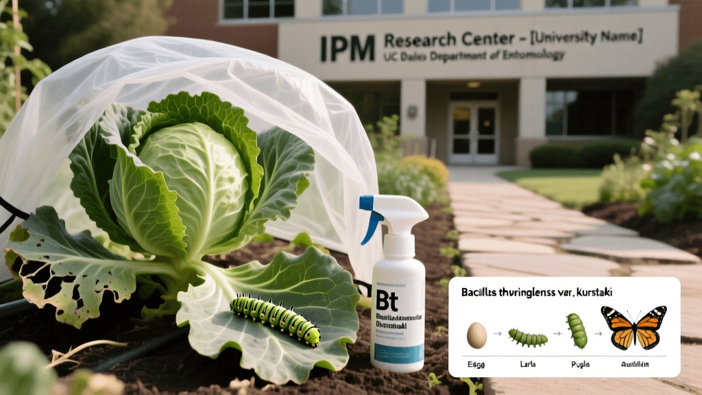Cabbage Worm Prevention With Row Covers And Bt