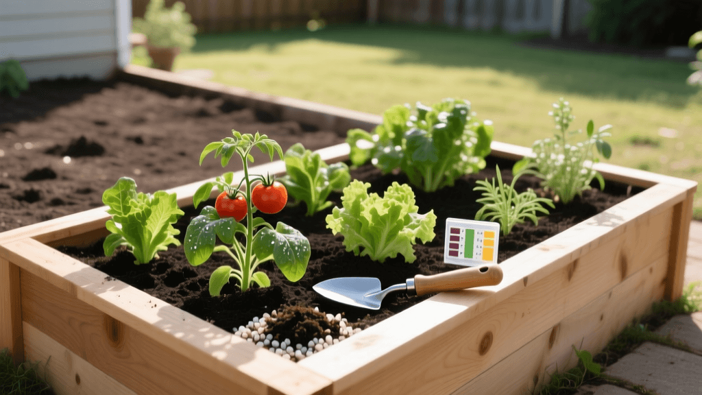 Transforming Compacted Clay Into Thriving Raised Beds
