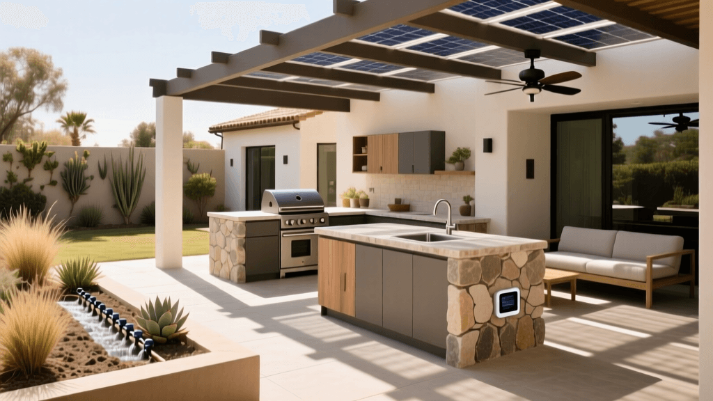 Designing a Climate-Smart Outdoor Kitchen and Patio