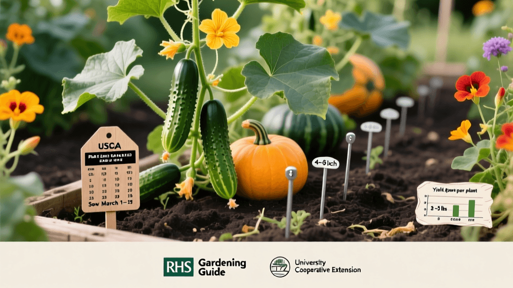Companion Planting Guide For Cucumbers And Squash