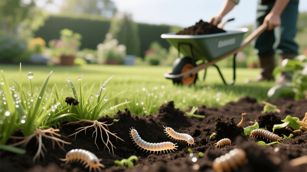 Using Compost and Nematodes to Control Lawn Grubs Naturally