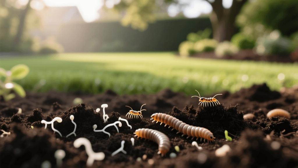 How Compost Suppresses Lawn Grubs and Soil Pests Naturally