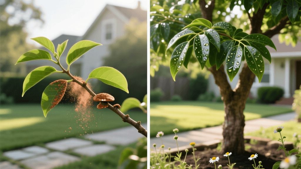 Copper Fungicide vs Neem Oil for Tree Disease Control