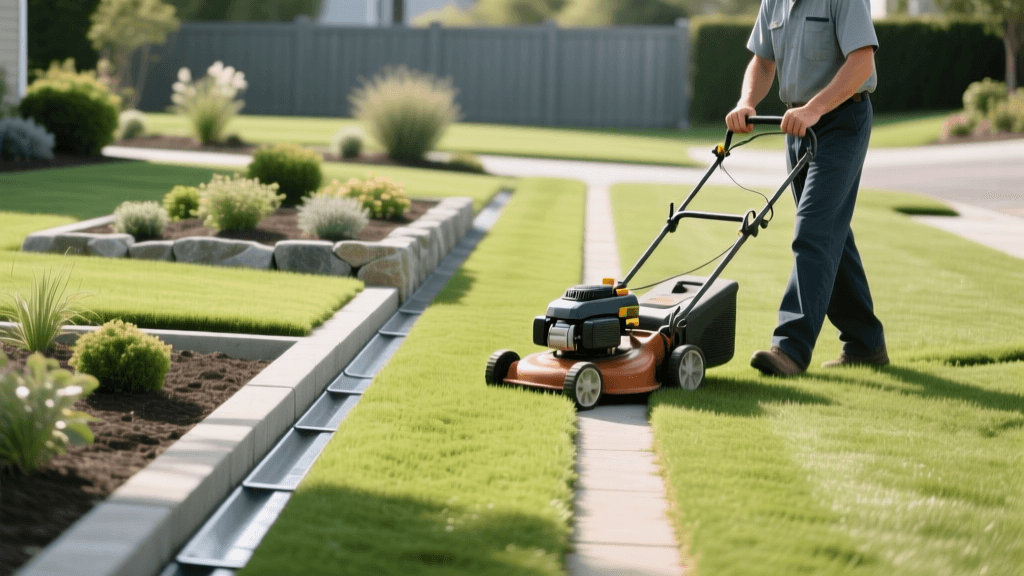 Designing Lawn Borders and Mowing Strips for Easy Maintenance