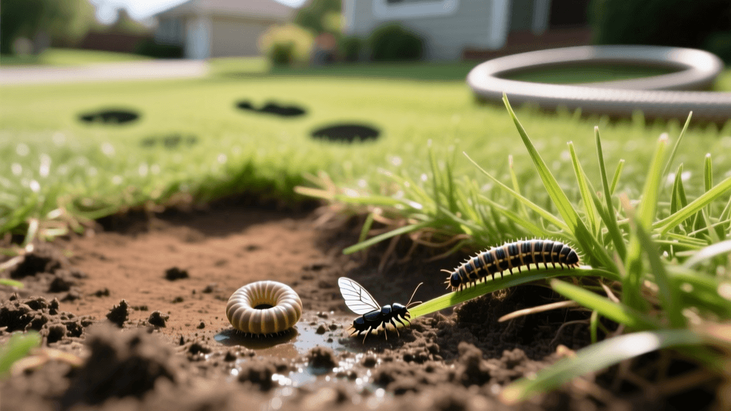 Diagnosing Brown Patches: Grubs vs Chinch Bugs vs Worms