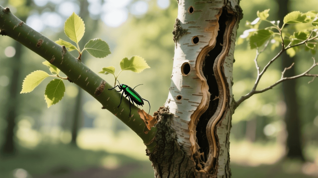 How to Diagnose and Treat Emerald Ash Borer Damage in Trees