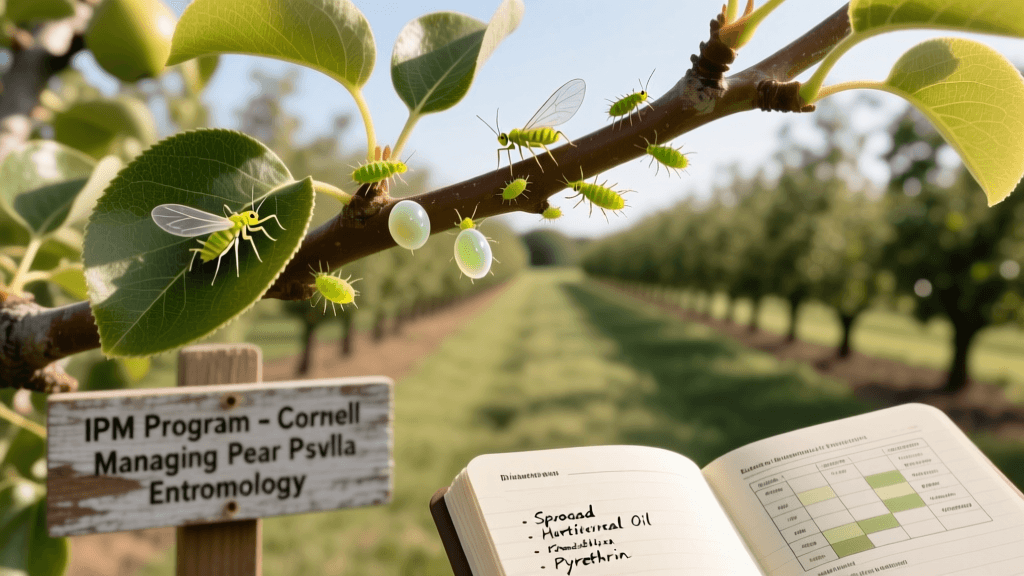 Diagnosing And Managing Pear Psylla In Orchard Trees