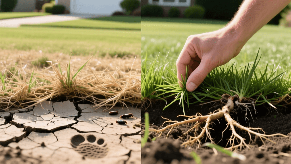 Diagnosing Lawn Grubs vs Drought: Troubleshooting Brown Patches