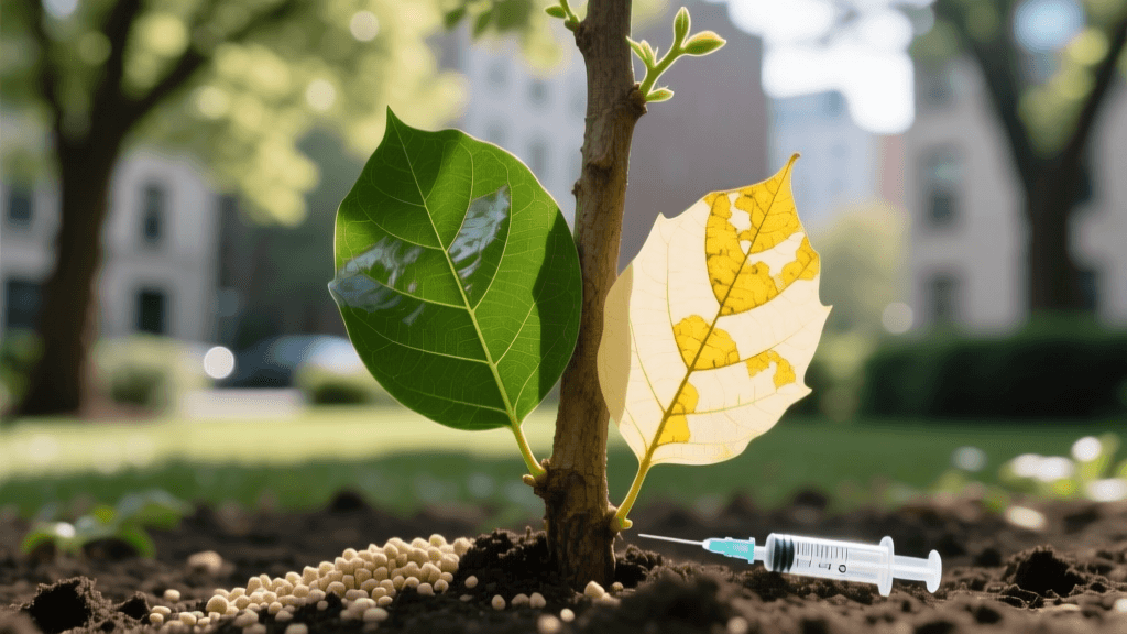 Diagnosing and Treating Iron Chlorosis in Landscape Trees