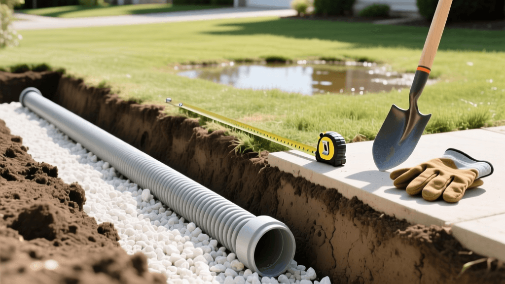 How to Install a DIY French Drain for Yard Drainage