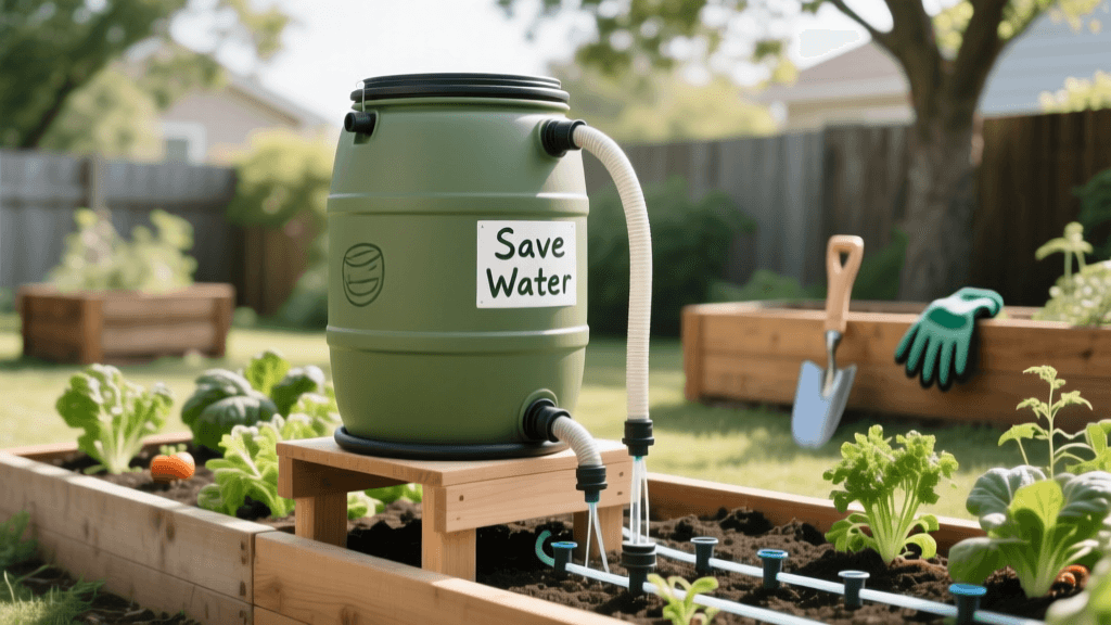 How to Build a Budget DIY Rain Barrel Irrigation System