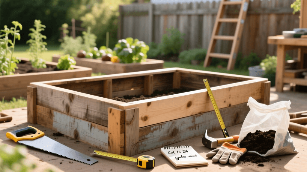 Budget-Friendly DIY Raised Garden Beds Using Reclaimed Wood