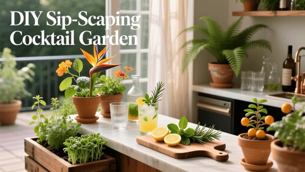 DIY Sip-Scaping: How to Grow a Viral Cocktail Garden