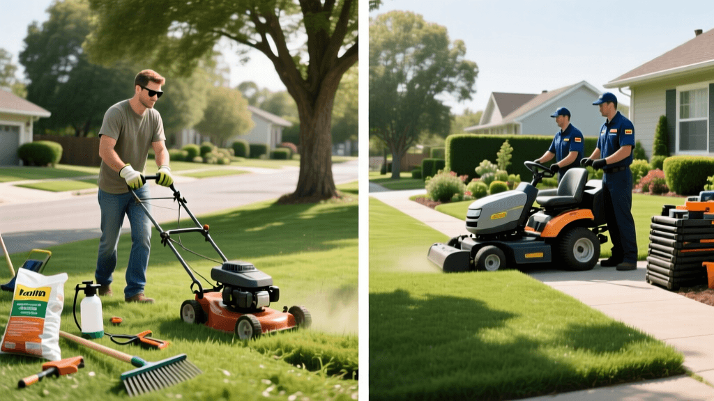 DIY vs Professional Lawn Care: Annual Cost Breakdown