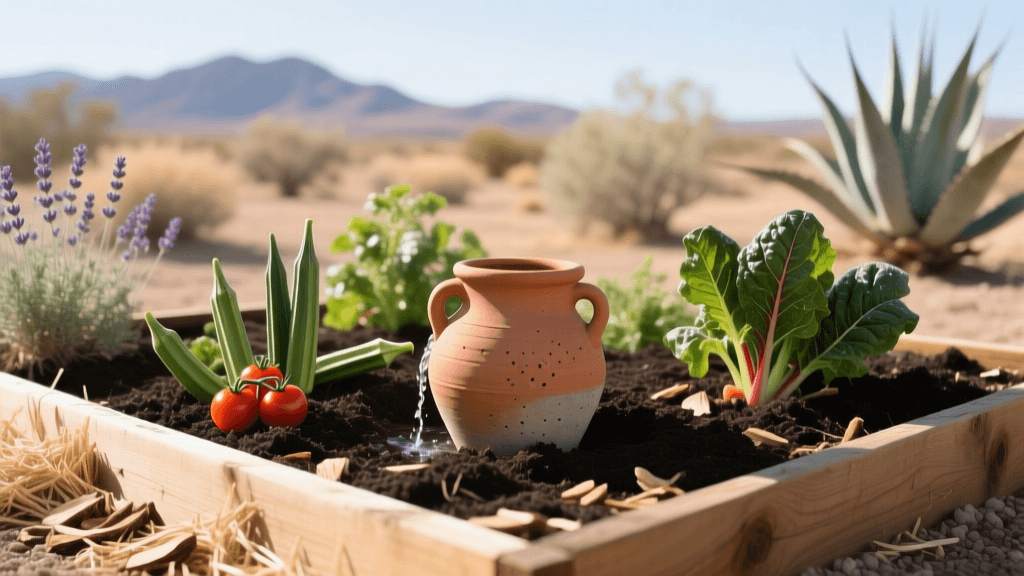 Drought-Proof Raised Beds: Olla Irrigation & Hardy Veggies