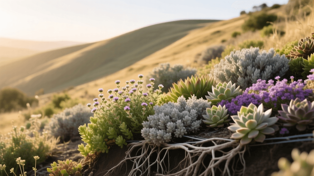 Best Drought-Tolerant Groundcovers for Slopes and Erosion