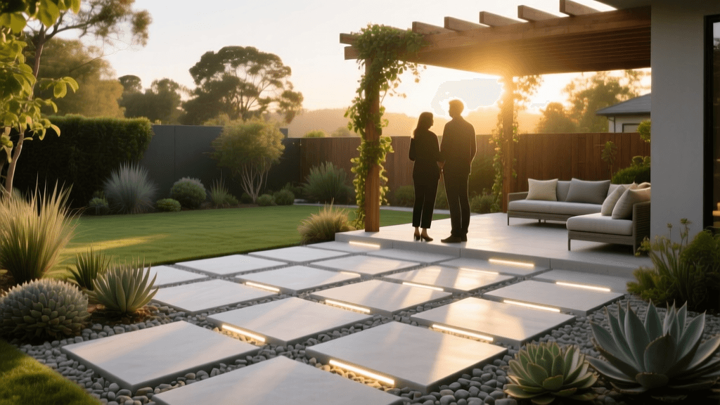 Eco-Friendly Patio Upgrades: Smart Lighting & Permeable Pavers