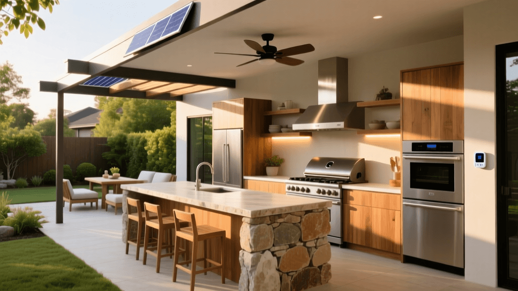 Designing an Energy-Efficient Outdoor Kitchen and Living Space