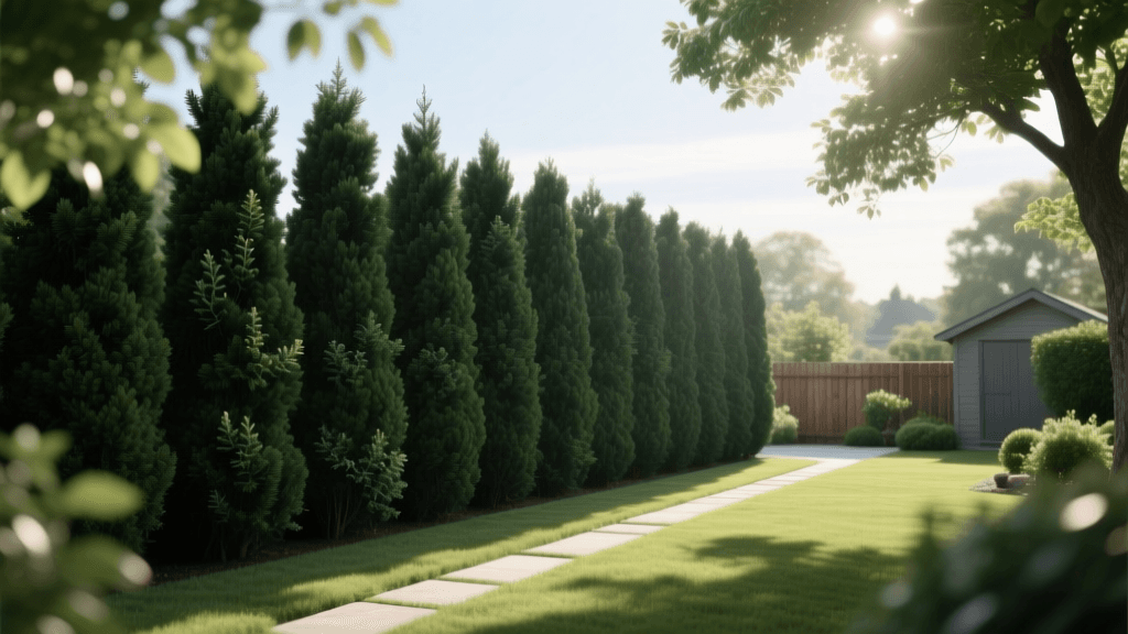 How to Plan and Plant an Evergreen Tree Privacy Screen