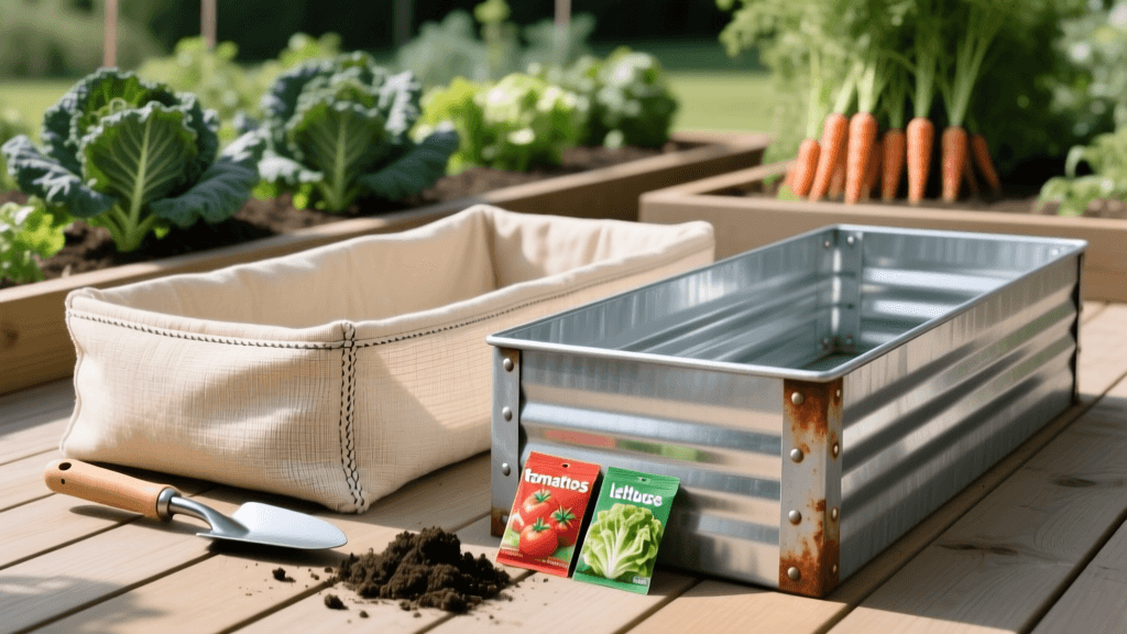 Fabric vs Galvanized Metal Raised Beds: Full Review