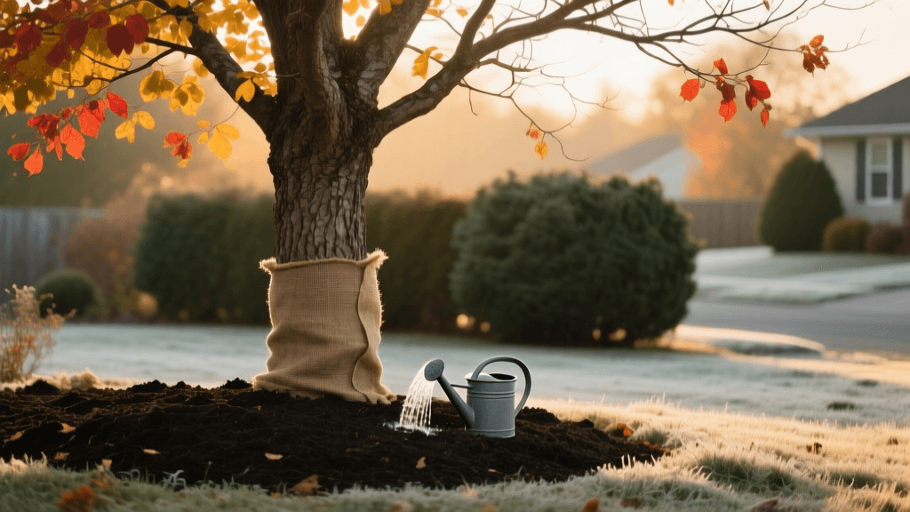 Fall and Winter Tree Care: Watering, Mulching, and Wrapping Guide
